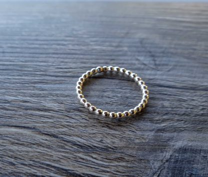 2mm beaded stacking ring