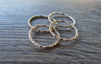 Oval wire stackers 1.5mm